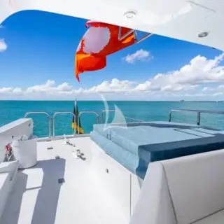 AZURE - Covered jacuzzi serves as a sunning pad