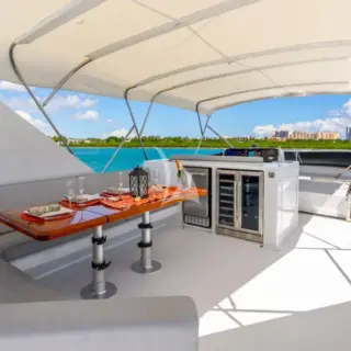 AZURE - Fly Bridge Dining looking forward