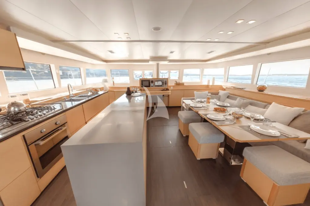 ROYAL DESTINY - Main Saloon & Galley