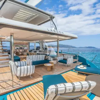 IMLADRIS - Aft deck  facing forward 