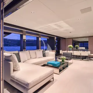 MENANGIO X - Main Salon at night