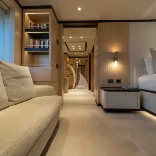 MINE GAMES - Master Stateroom - view aft