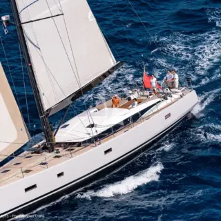 NEYINA – Underway, Starboard Side View