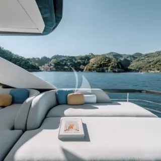 AGLAYA - Flybridge sitting area