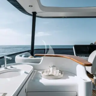 AGLAYA - Flybridge detail