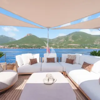 STELLA DEL NORD - Upper deck outdoor salon 