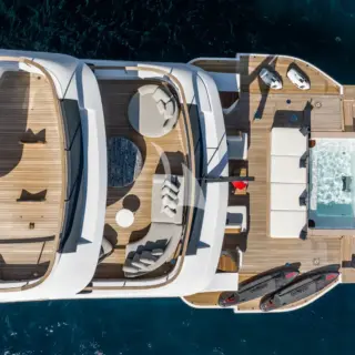 ALPHA WAVES featuring fold out terraces 