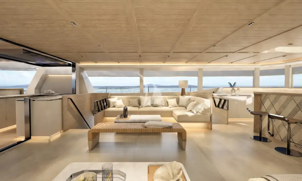 BADE - Image of a similar catamaran (salon)