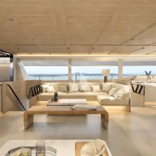 BADE - Image of a similar catamaran (salon)