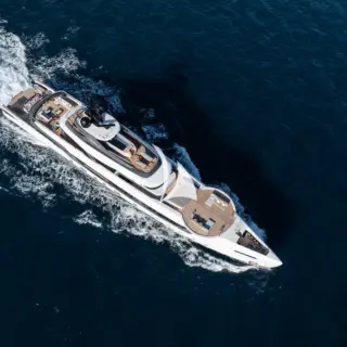 SILVER STAR I - Aerial view underway