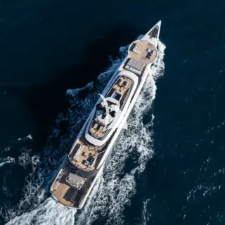 SILVER STAR I - Aerial view underway
