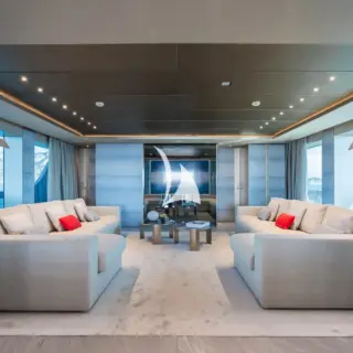 SILVER STAR I - Main saloon with large Smart TV