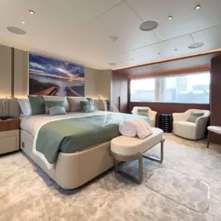 RISING DAWN - Master Suite on Main Deck 