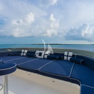 Sun Deck Lounge Area - AVALINA 130' Westport 2003/2023