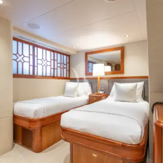 Twin stateroom #1 - AVALINA 130' Westport 2003/2023