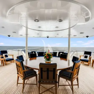 Aft Deck - AVALINA 130' Westport 2003/2023
