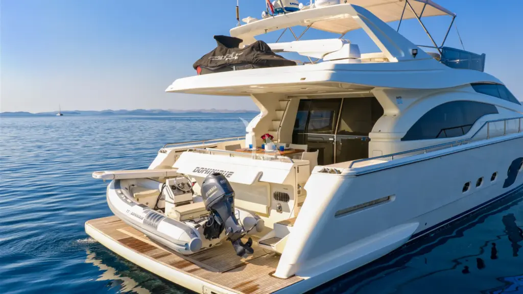 DOMINIQUE - Stern with tender