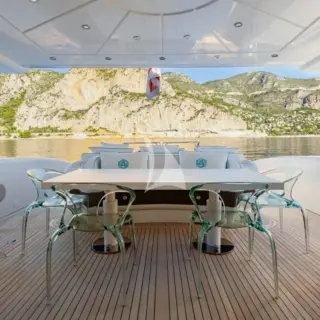 BLUE AZUR - aft deck seating
