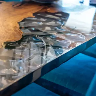OCTOPUS - Main Deck Dining Table Detail