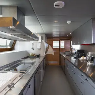 CHE - Where the food magic happens - the galley.
