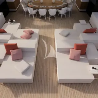 LULUS - Sun deck lounge area