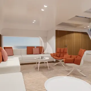 LULUS - Beach club lounge area