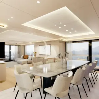 LULUS - Main salon dining table