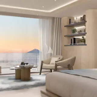 QU2 - Owner's Suite Lounge Area and Balcony