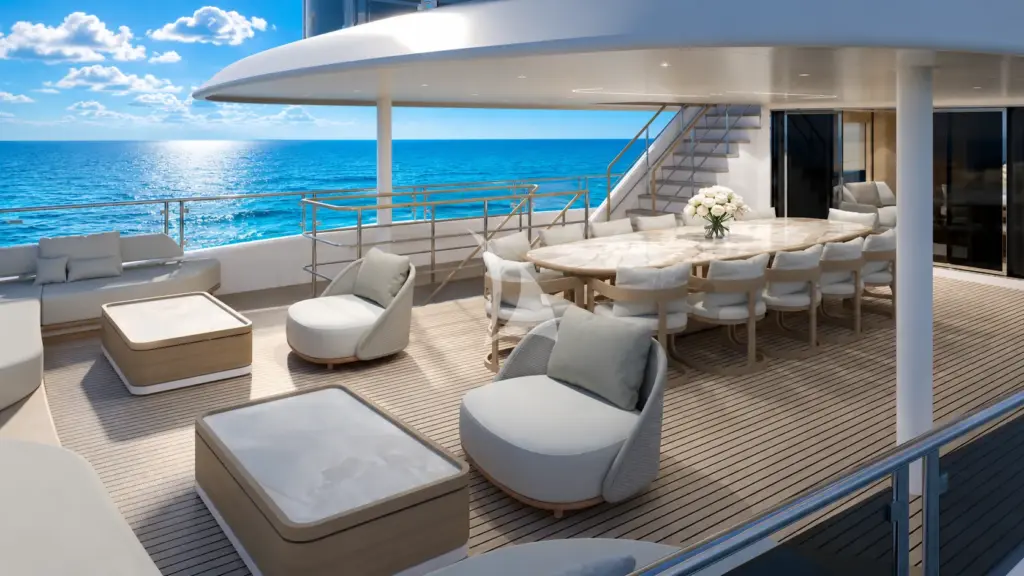 Emerald upper deck dining and lounge 