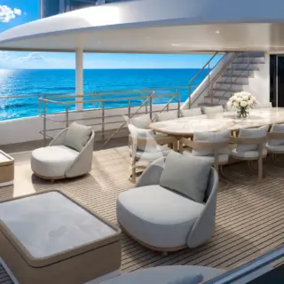 Emerald upper deck dining and lounge 