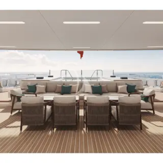 ROSE D'OR - Main deck aft
