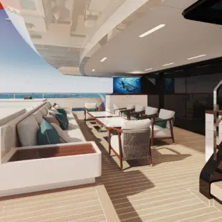 ROSE D'OR - Main deck aft - Al fresco dining 