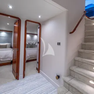 NO SHORTCUTS - Stairs to below deck