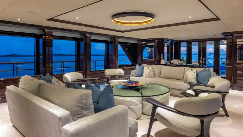 KEFI - Main Salon Looking Aft