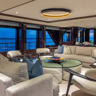 KEFI - Main Salon Looking Aft