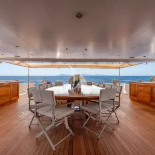 JUBILEE - Aft deck