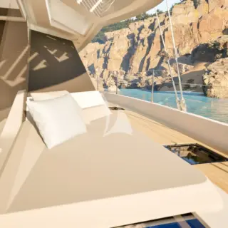 ELLY II - Artist Renderings - side seating aft deck