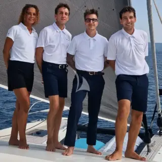 LA DESIRADE - LA DISEIRADE - The full crew of 4
