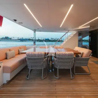 Louder - Aft deck dining
