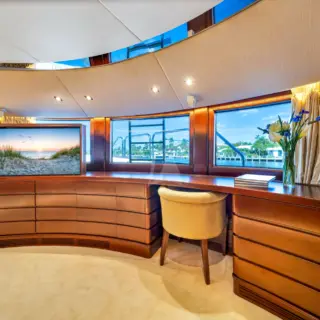 SEASCAPE V - Primary King Stateroom Vanity area (on the Main Deck)