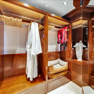 SEASCAPE V - Primary King Stateroom Cupboard (on the Main Deck)