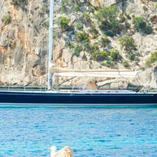STELLA OF RORC - At Anchor