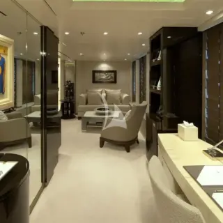 Master Stateroom Office & Lounge