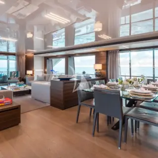 EROS - Main Salon Looking Aft