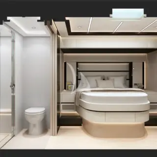 UNDER THE RADAR - Guest cabin - Rendering