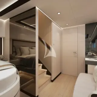 UNDER THE RADAR - Master cabin with desk area and sofa
