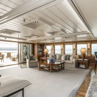Boat Deck Salon/Piano Lounge, before refit