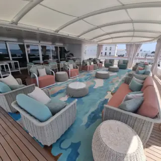 Boat Deck aft terrace, after refit