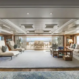 Boat Deck Salon/Piano Lounge, before refit