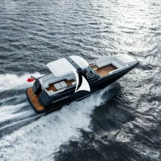10.5m Compass custom tender with 2 x 370hp engines